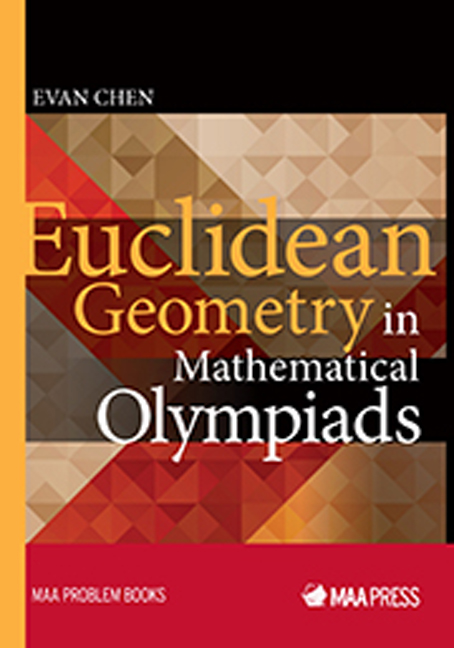 Sampul buku Euclidean Geometry in Mathematical Olympiads karya Evan Chen